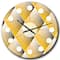 Designart 'Rhombus Retro Geometric Mid-Century Modern Wall Clock